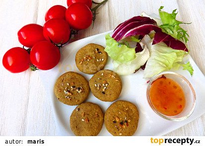 Pikantní sušenky z čočkové mouky