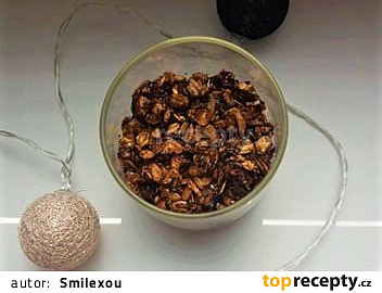 Domácí karamelová granola