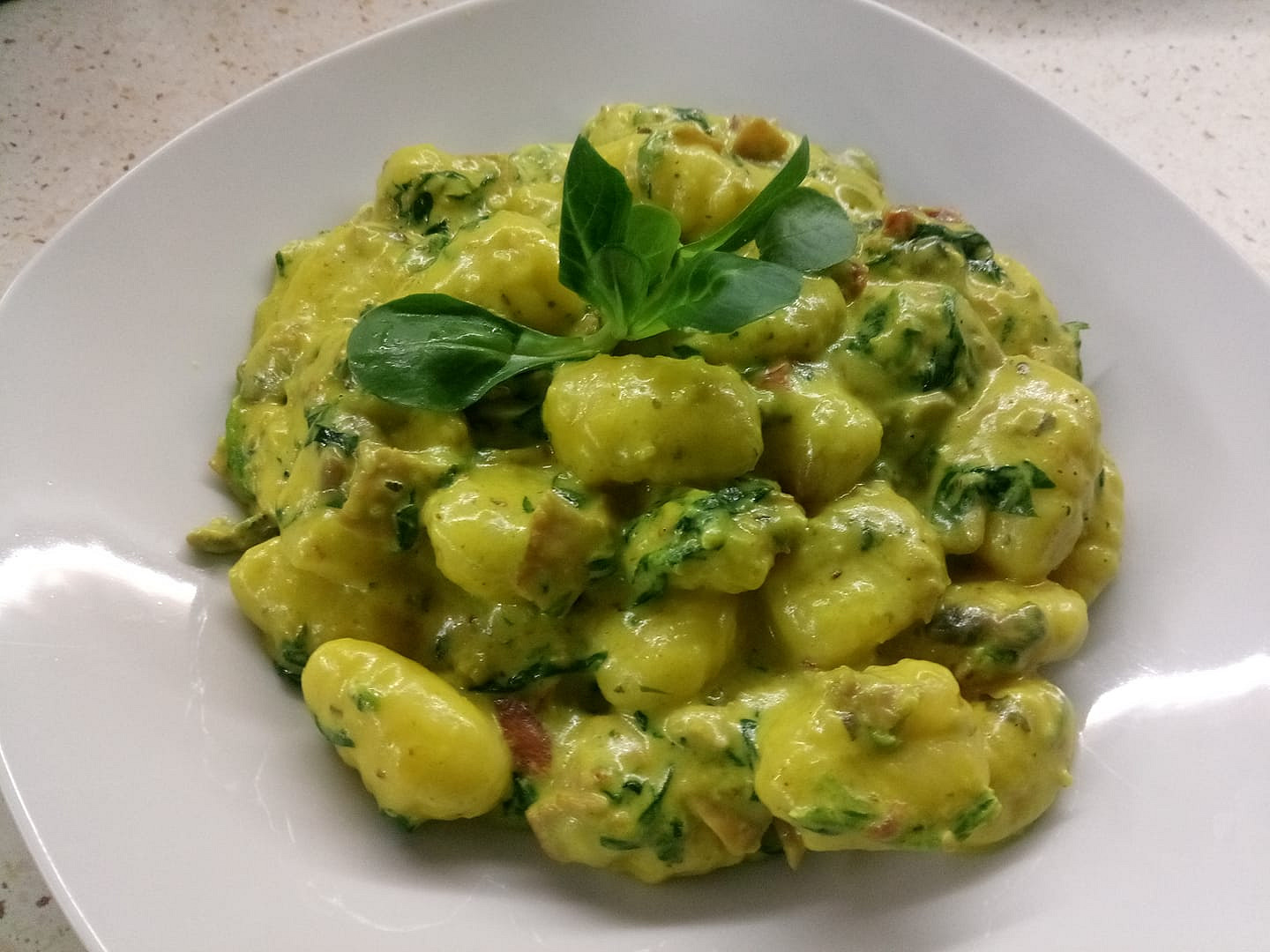 Gnocchi s listovým špenátem recept TopRecepty.cz