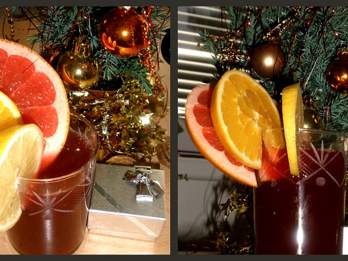 Vánoční (ne)alko citrus punč