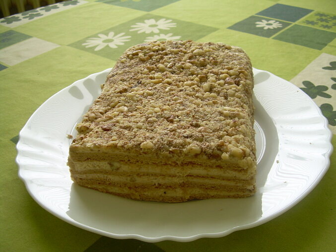 Rychlý medovník (bez pečení)