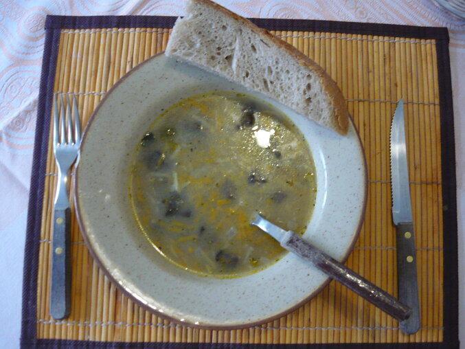 Houbová polévka