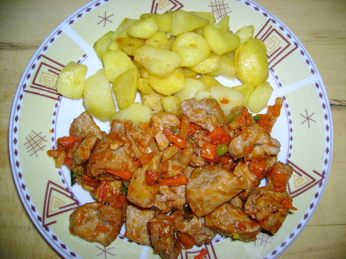 Maso s kečupem