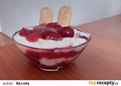 Lehký třešňový pohár
