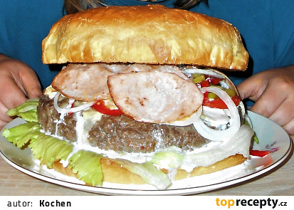 Big hamburger