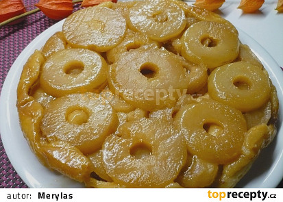 Obrácený jablečný koláč - Tarte Tatin