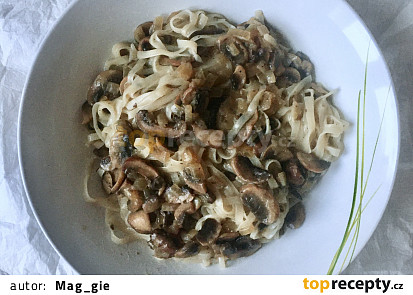 Žampionová omáčka - vegan