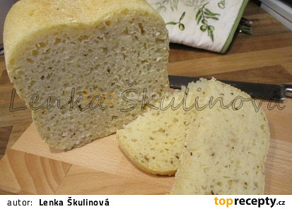 Bezlepkový kmínový chléb