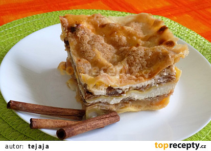 Tvarohovo-jabkové lasagne