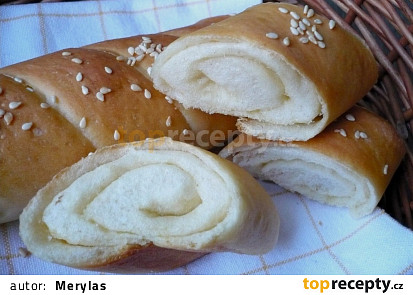 Rolované trhací bagetky