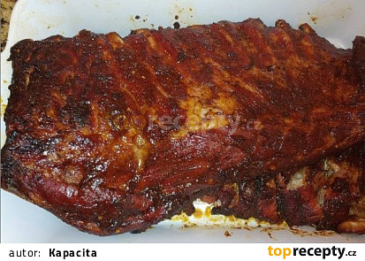 Pikantní grilovaná žebra