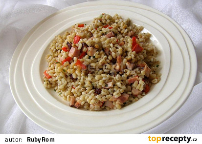 Kroupy s anglickou slaninou