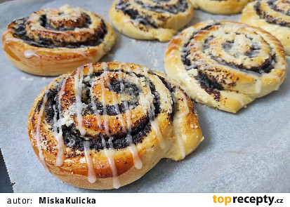 Makové rolky (šneky)