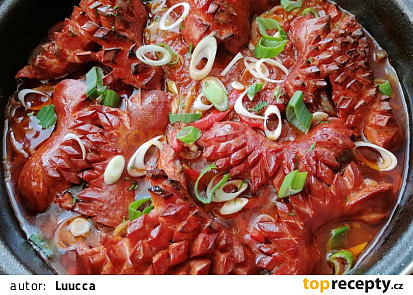 Špekáčky na pivu a tymiánu