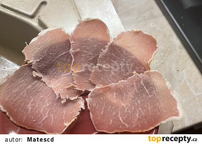 Domácí  sušené prosciutto