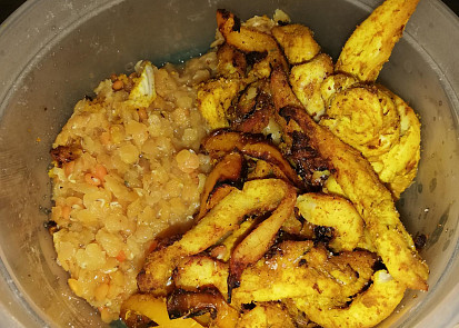 Kuřecí prsa - air fryer