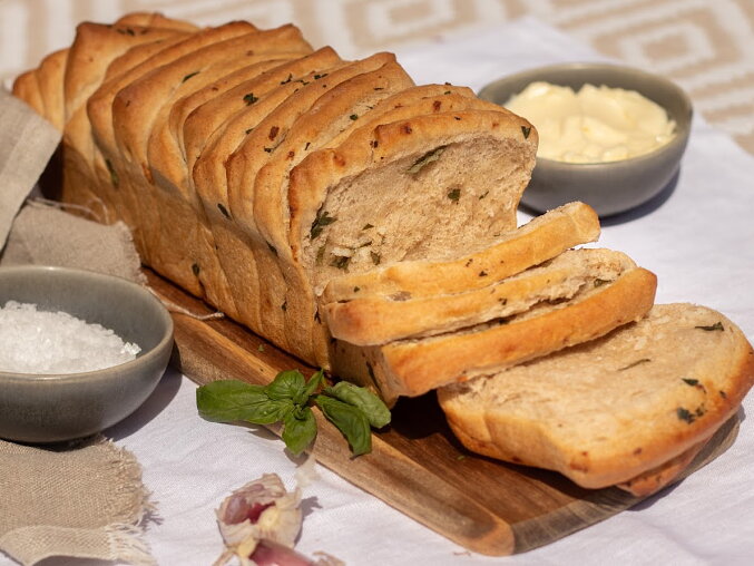 Trhací chlebík (Pull Apart Bread)