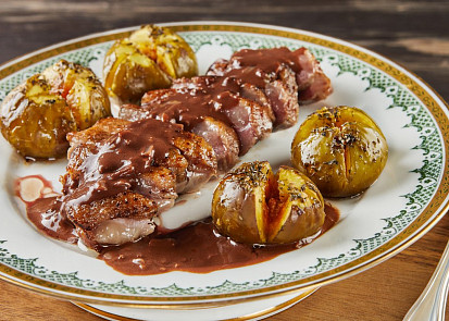 Lahodná sous-vide kachní prsa s pomeranči