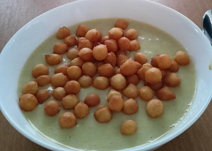 Krémová polévka pórková s brambory