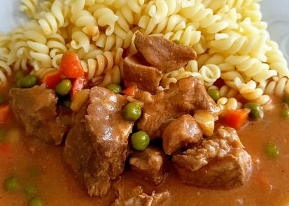 Vepřové kostky po bratislavsku