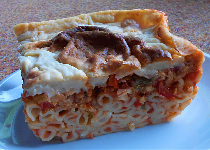 Dělenkové řecké lasagně (Dělená strava podle LK - Kytičky + zelenina)