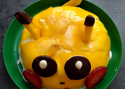 Ovocný dort Pikachu