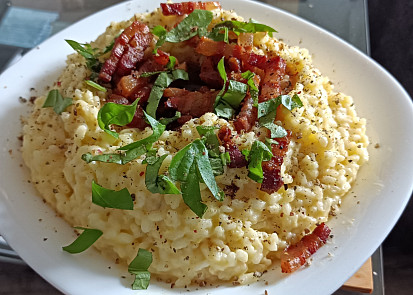 Rizoto carbonara