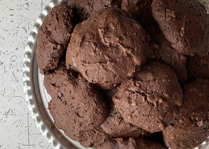 Americké extra čokoládové cookies