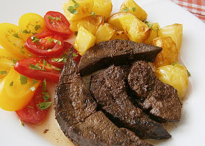 Vepřová játra na minutku z horkovzdušné fritézy