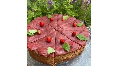 Datlový cheesecake