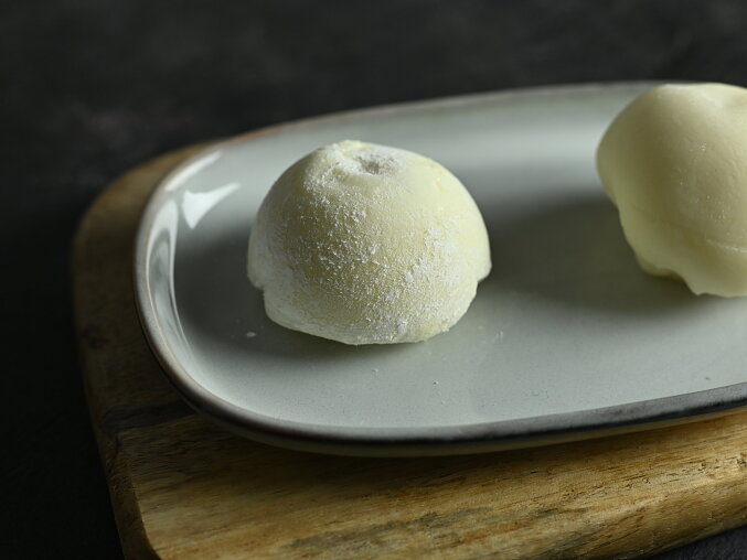 Mangové mochi s mascarpone a kokosem