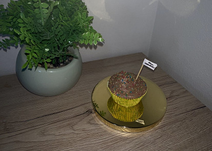 Kávové cupcake s čokoládovým krémem