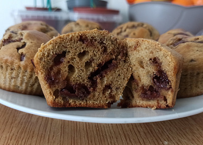Muffiny s čokoládou (nebo čoko figurkami)