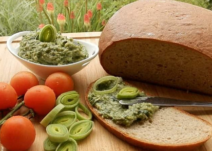 Pórková pomazánka s ovesnými vločkami