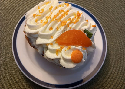 Sladké chlebíčky s džemem a šlehačkou