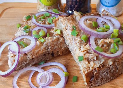 Pivní bůček na způsob rillettes