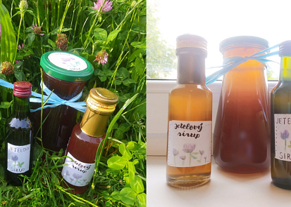 Zdravý jetelový sirup
