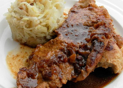 Marinovaná vepřová plec pečená v troubě