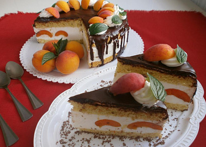 Dortík s meruňkami