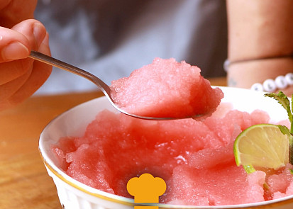 Melounový sorbet s limetkou