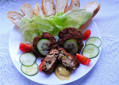 Karbanátky z mletého masa a cukety