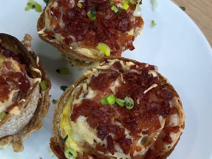 Snídaňové muffiny z tortill