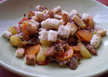 Pečená zelenina s mozzarellou