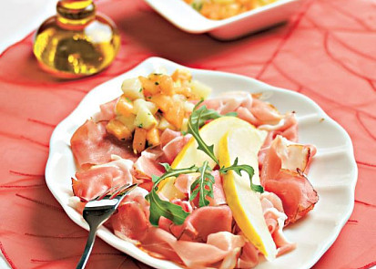 Šunkové carpaccio