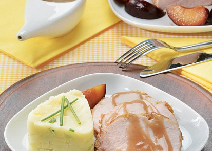 Vepřové na medu se švestkami