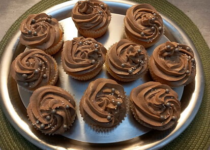 Vanilkové cupcakes s Pikao krémem