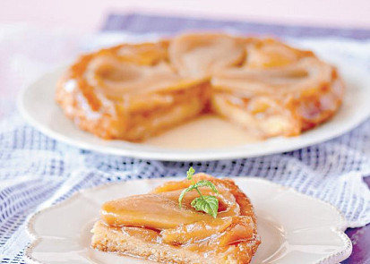 Hruškovo-jablečný tarte tatin