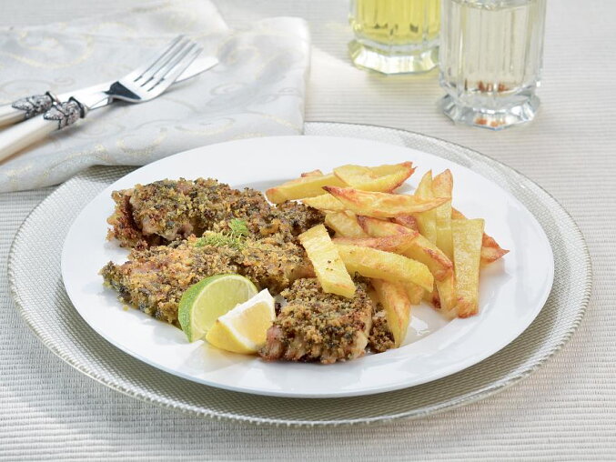 Kapr s bylinkovo-citronovou krustou