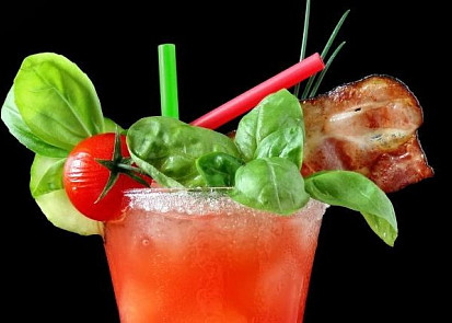 Bloody Mary se slaninou