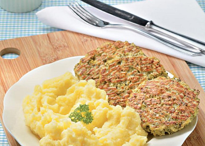 Brokolicové karbanátky pečené v troubě